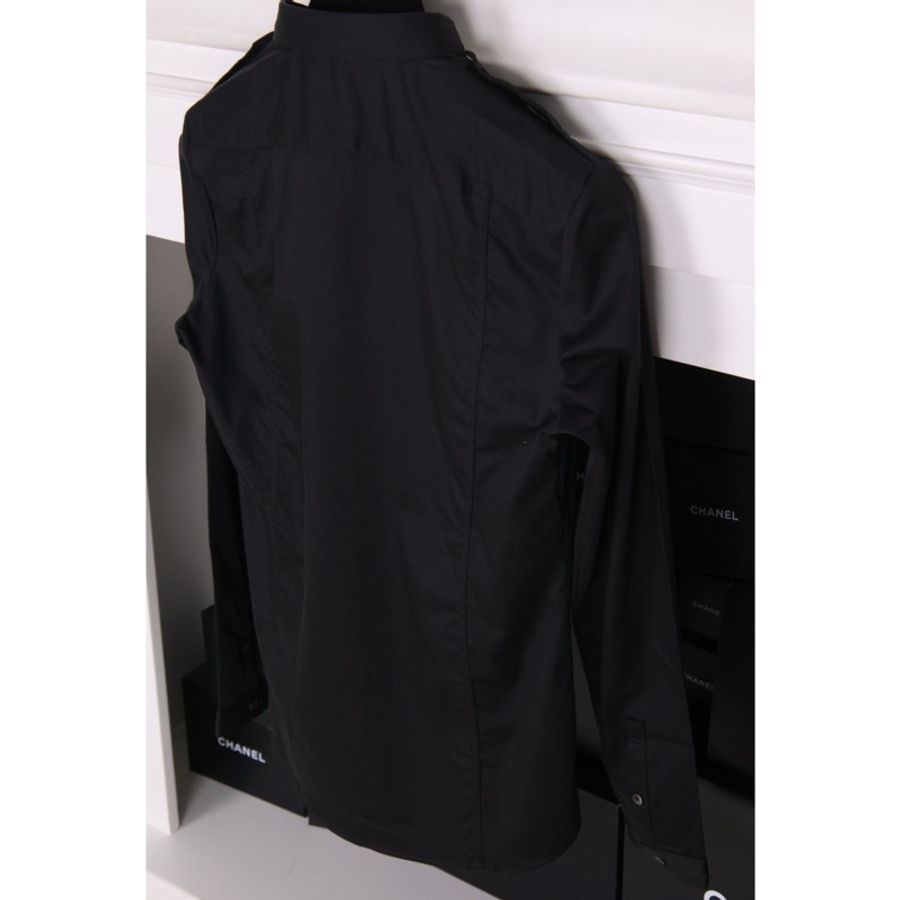 Burberry黑色内里格纹衬衫上衣外套-4