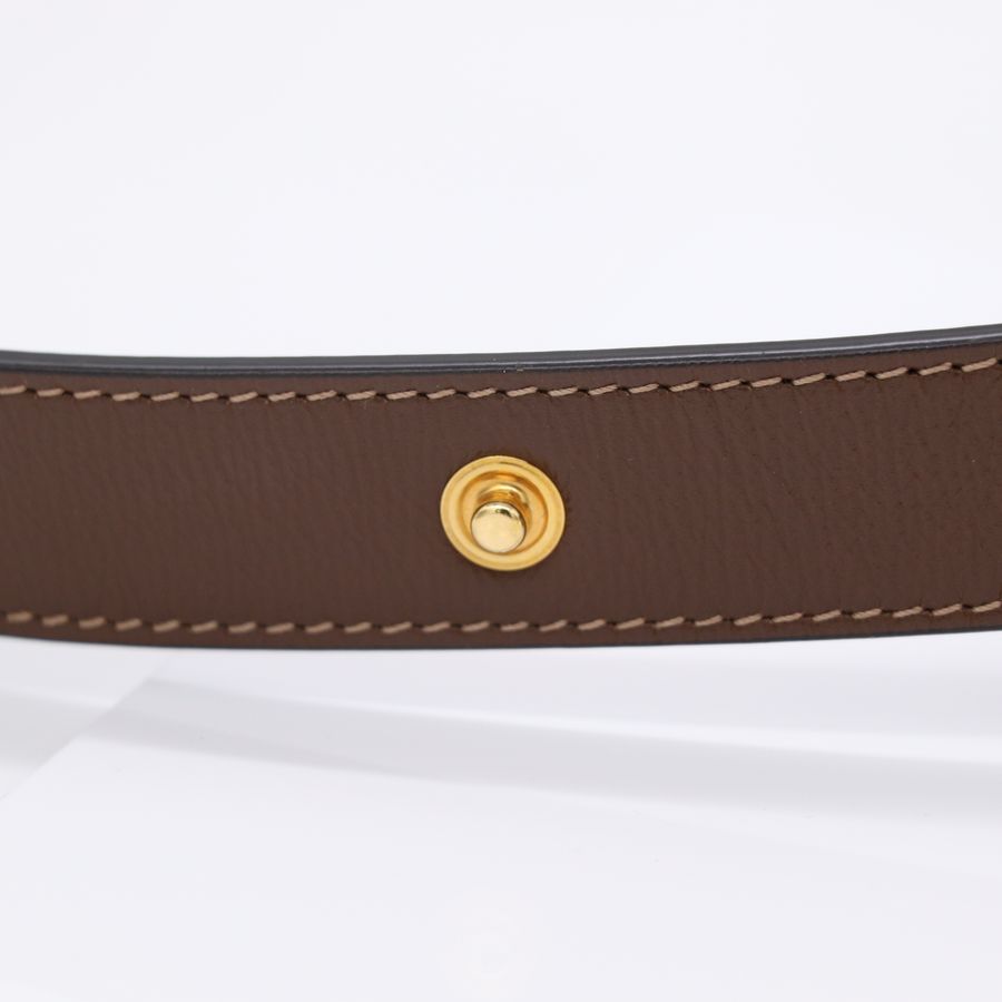 Gucci 古馳 1995馬銜扣 棕色 肩背包-8