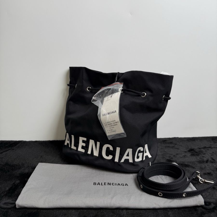 巴黎世家/Balenciaga WHEEL小號抽繩水桶包-3