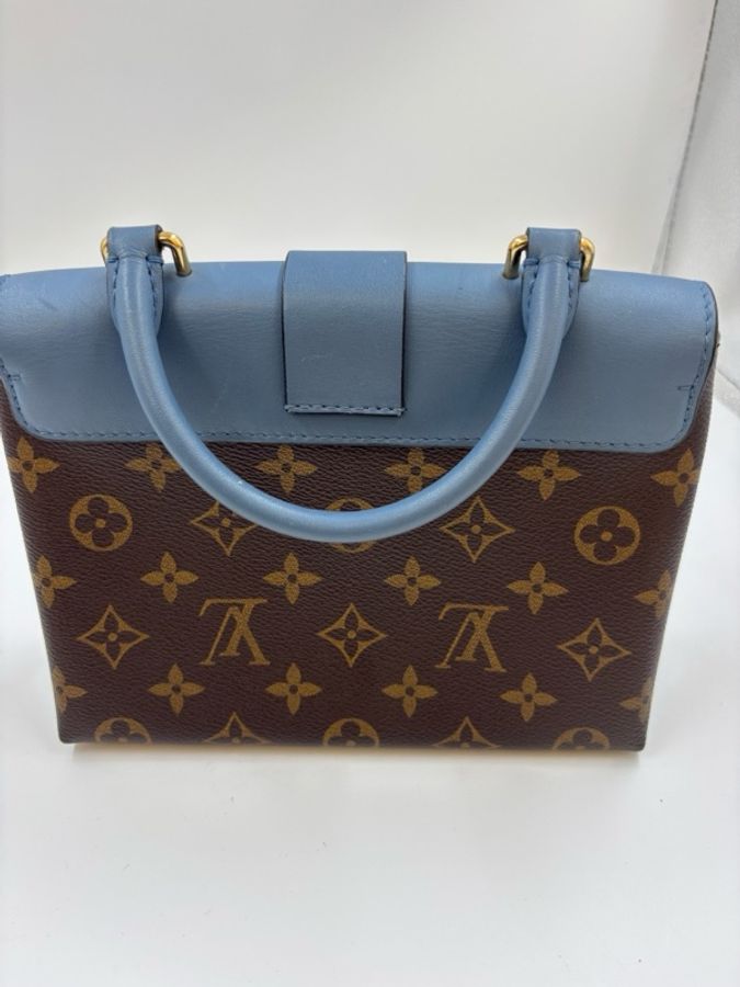 路易威登/Louis Vuitton M44321 藍色鎖頭包 芯片款-1