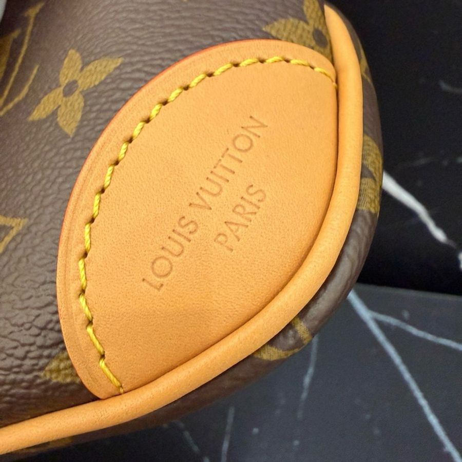 路易威登/Louis Vuitton NANO BOULOGNE 手袋 牛角Nano 老花單肩包腋下包斜挎包 金扣 附件：塵袋、肩帶-6