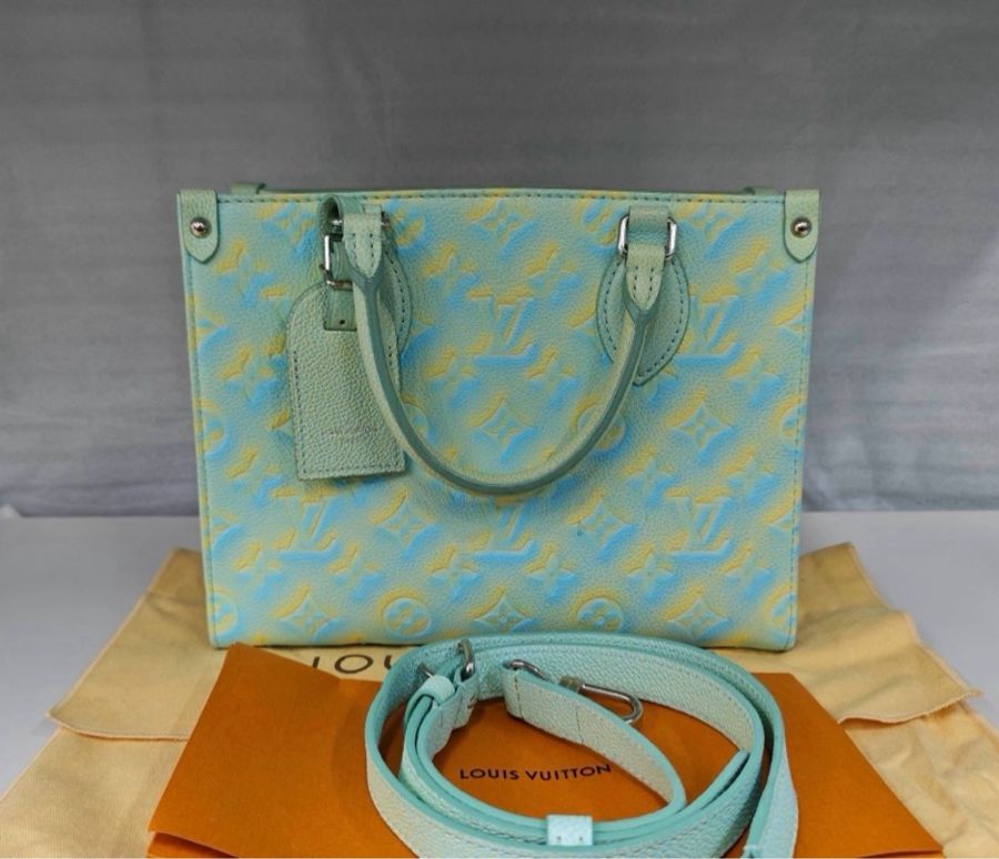 💙 Louis Vuitton 七夕限定｜日月星辰幻彩藍 OTG 小號托特包-4