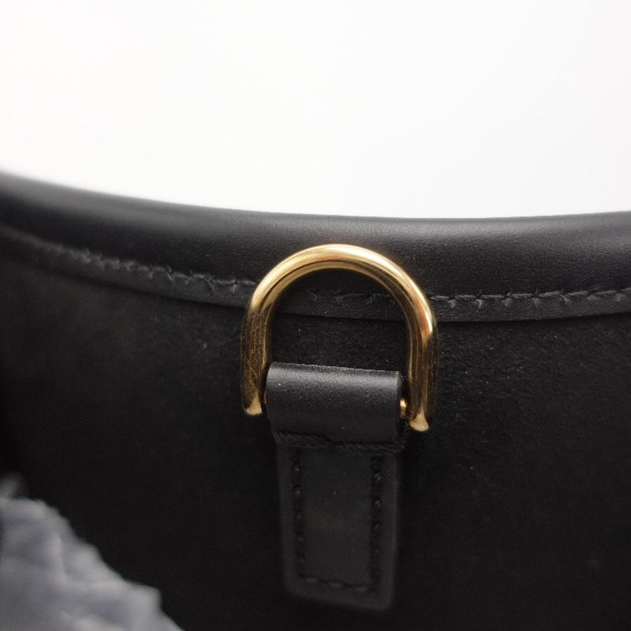 FENDI 黑色金扣牛皮sunshine tote中號-19