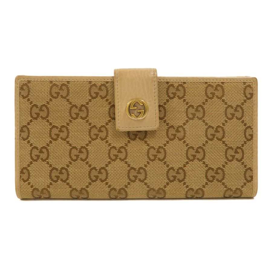 GUCCI 帆布GG Long Wallet長錢包-1