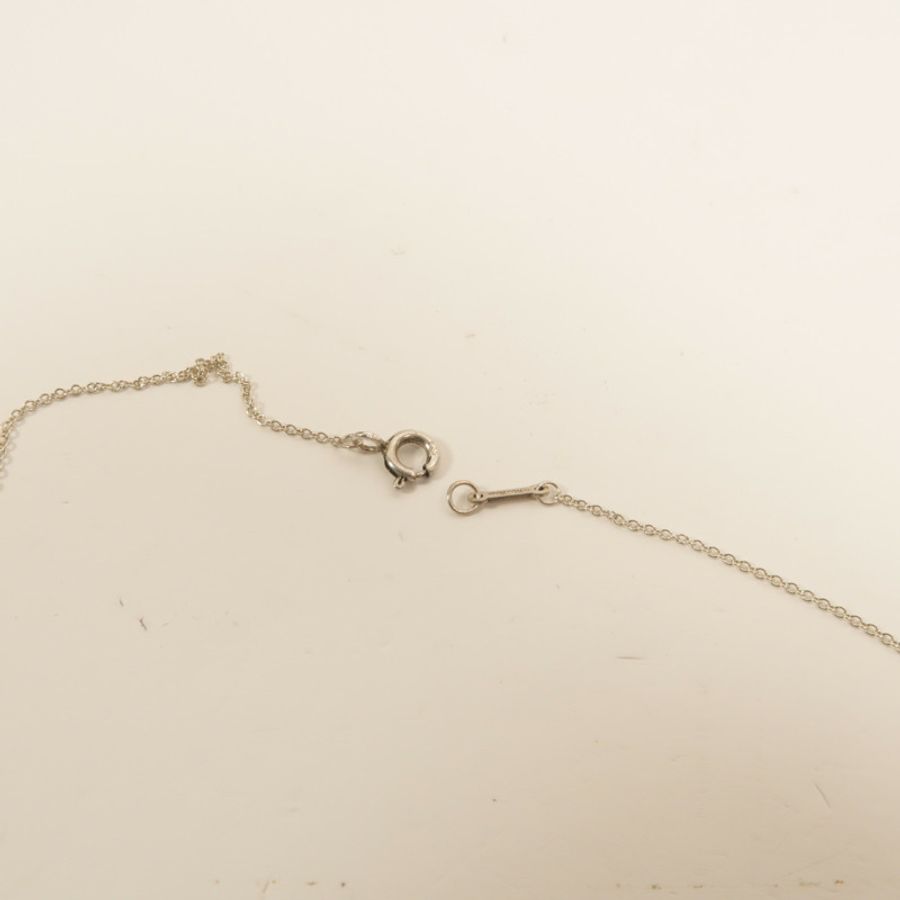 TIFFANY&CO 925純銀Venezia Luce Necklace Small項鍊-5