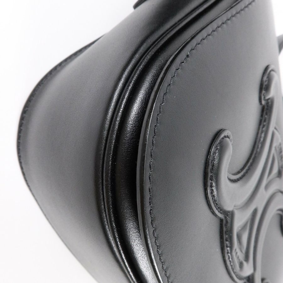 CELINE 牛皮皮革Folco Cuir Triomphe肩背袋-11