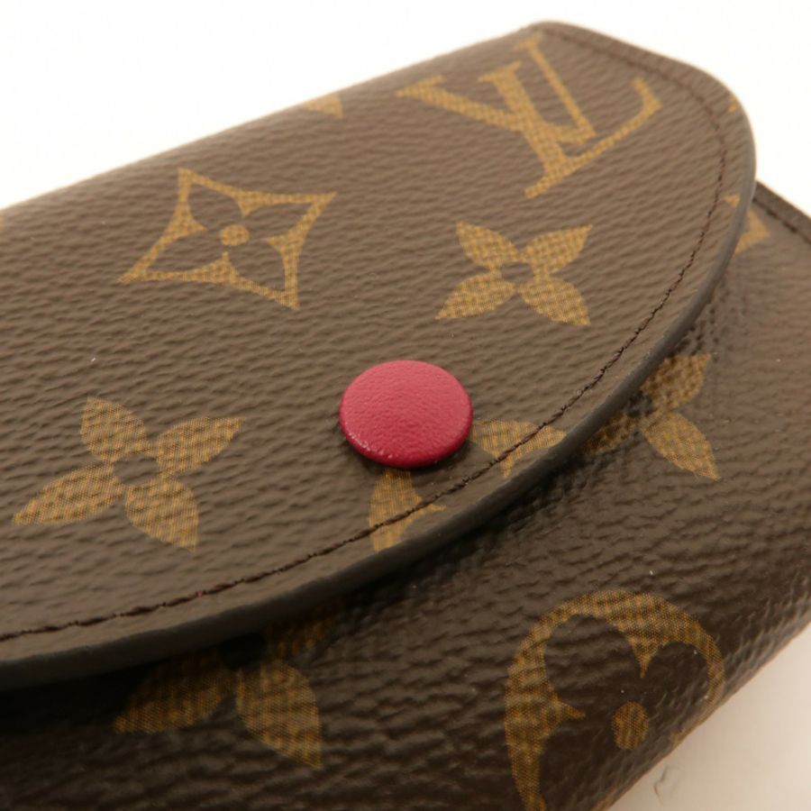 LOUIS VUITTON Monogram Rosalie Coin Purse零錢包-9