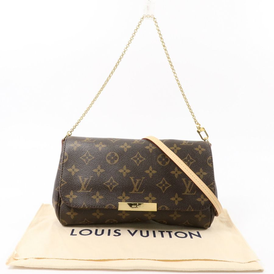 LOUIS VUITTON Monogram Favorite MM手挽肩背兩用袋-9