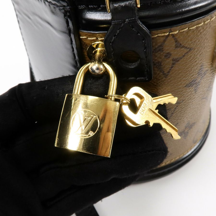 LOUIS VUITTON Monogram Reverse Cannes手挽肩背兩用袋-7