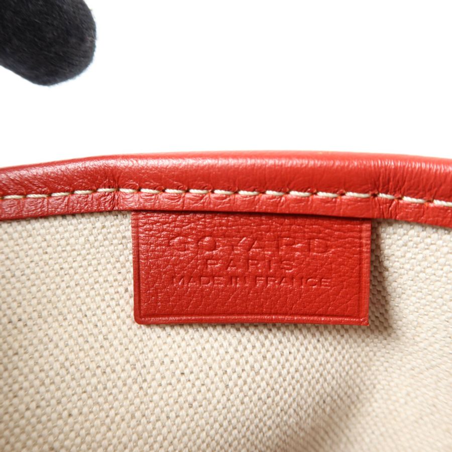 GOYARD 牛皮皮革/塗層帆布Poutiers手挽袋-5