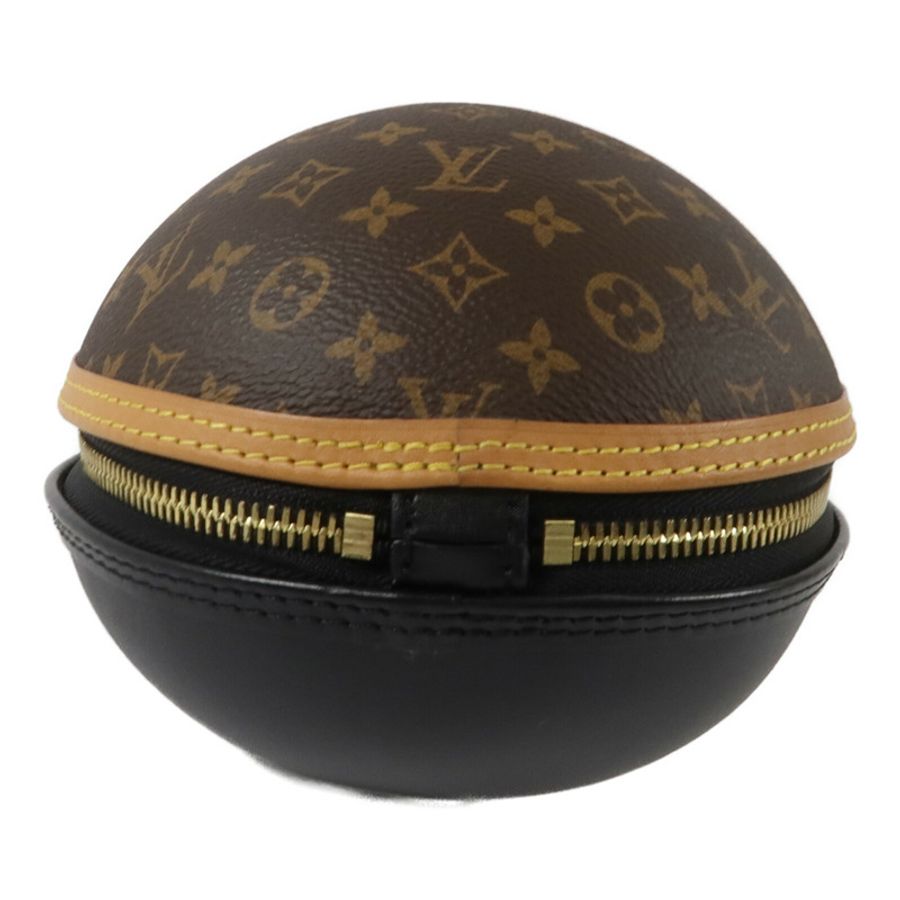 LOUIS VUITTON Monogram Egg Bag鏈帶手挽肩背兩用袋-3