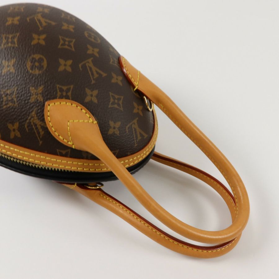 LOUIS VUITTON Monogram Egg Bag鏈帶手挽肩背兩用袋-7