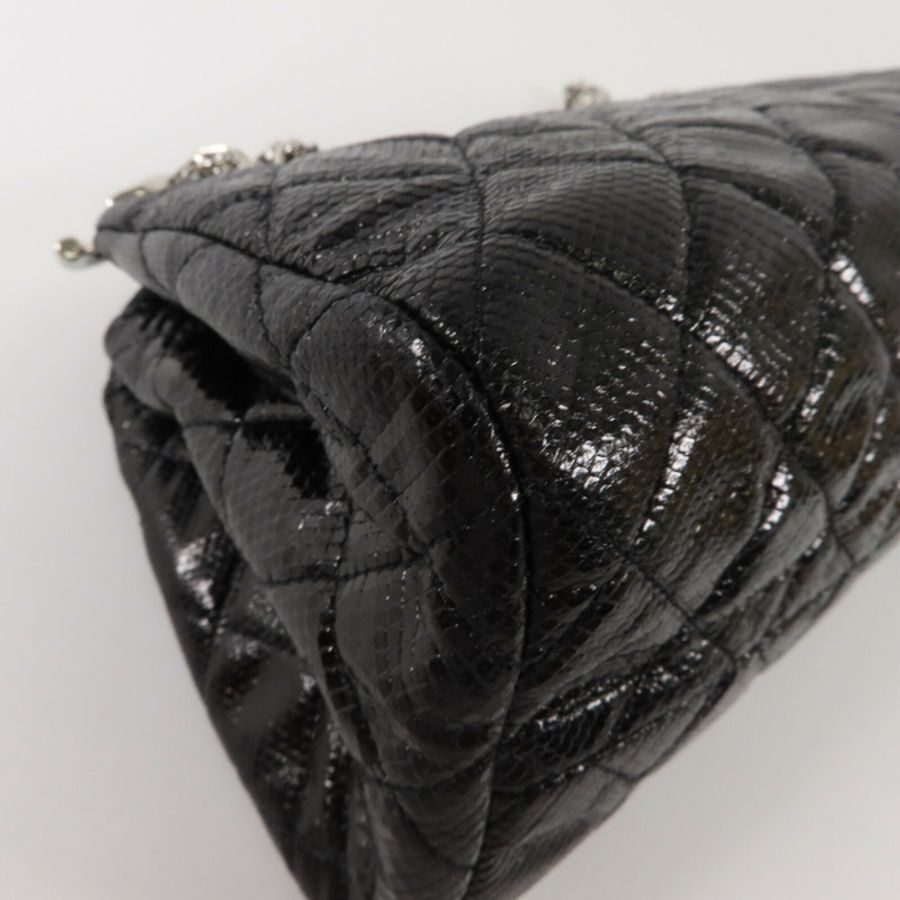 CHANEL 牛皮皮革Mademoiselle Bowling Shoulder Bag肩背袋-11