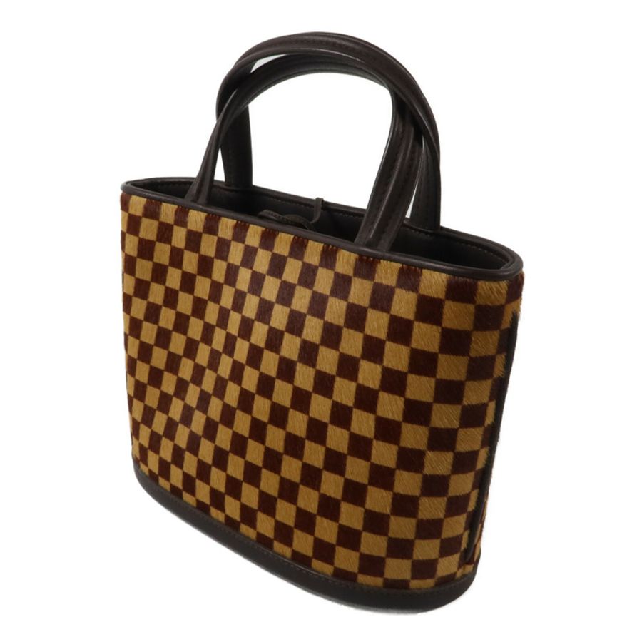 LOUIS VUITTON Damier Pony Hair Sauvage Unborn手挽袋-1