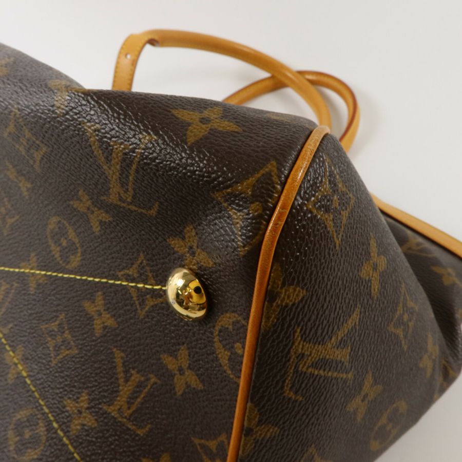 LOUIS VUITTON Monogram Tivoli GM金扣肩背袋-12
