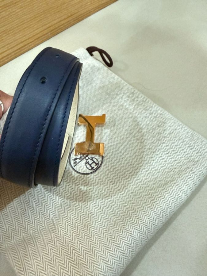 Hermès 雙色面兩用腰帶-26