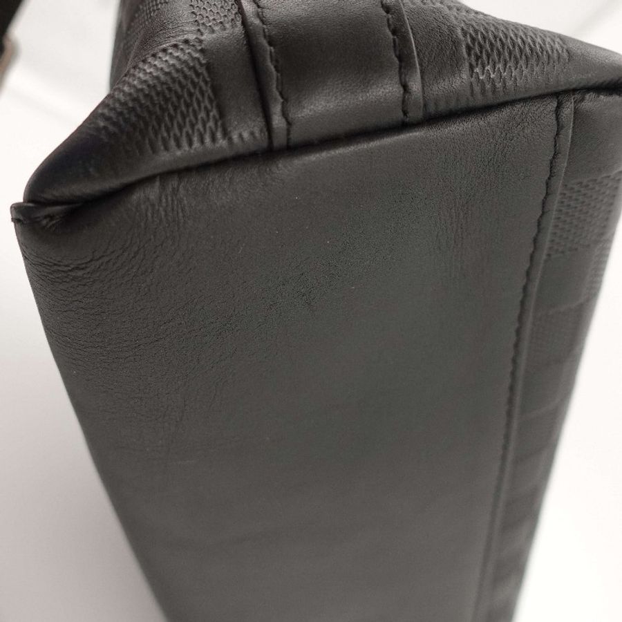 Burberry 棕色金扣老花TOTE-9