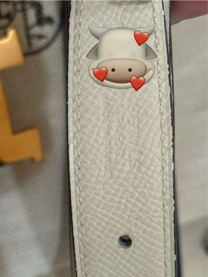 Hermès 雙色面兩用腰帶-36