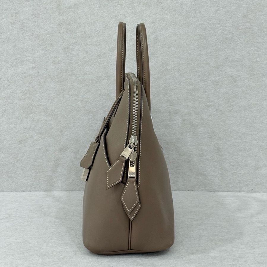 愛馬仕Hermes Bolide31 手提包 大象灰 銀扣 evercolor皮-3