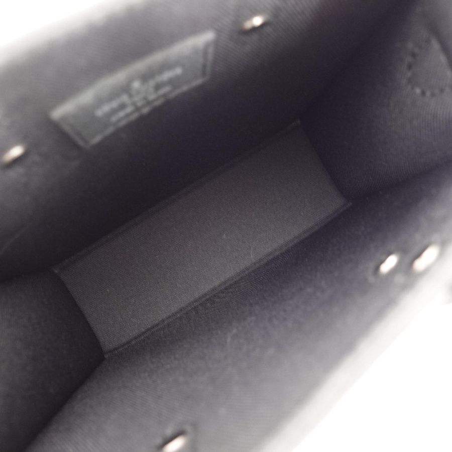Louis Vuitton 黑色銀扣棋盤格琴譜tote bb 晶片款-4