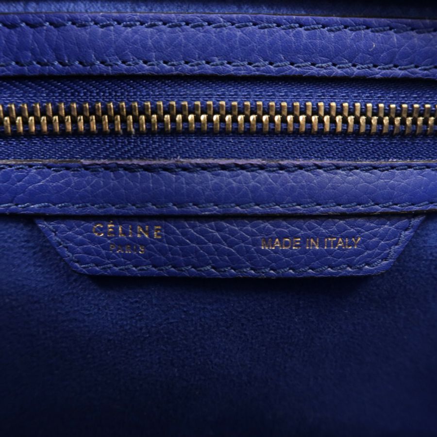 CELINE 牛皮皮革Micro Luggage手挽袋-5
