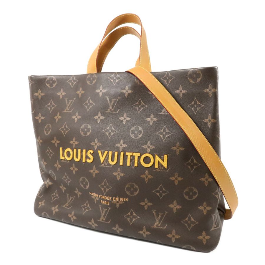 LOUIS VUITTON Autres Cuirs Monogram Shopper Tote MM手挽肩背兩用袋-2