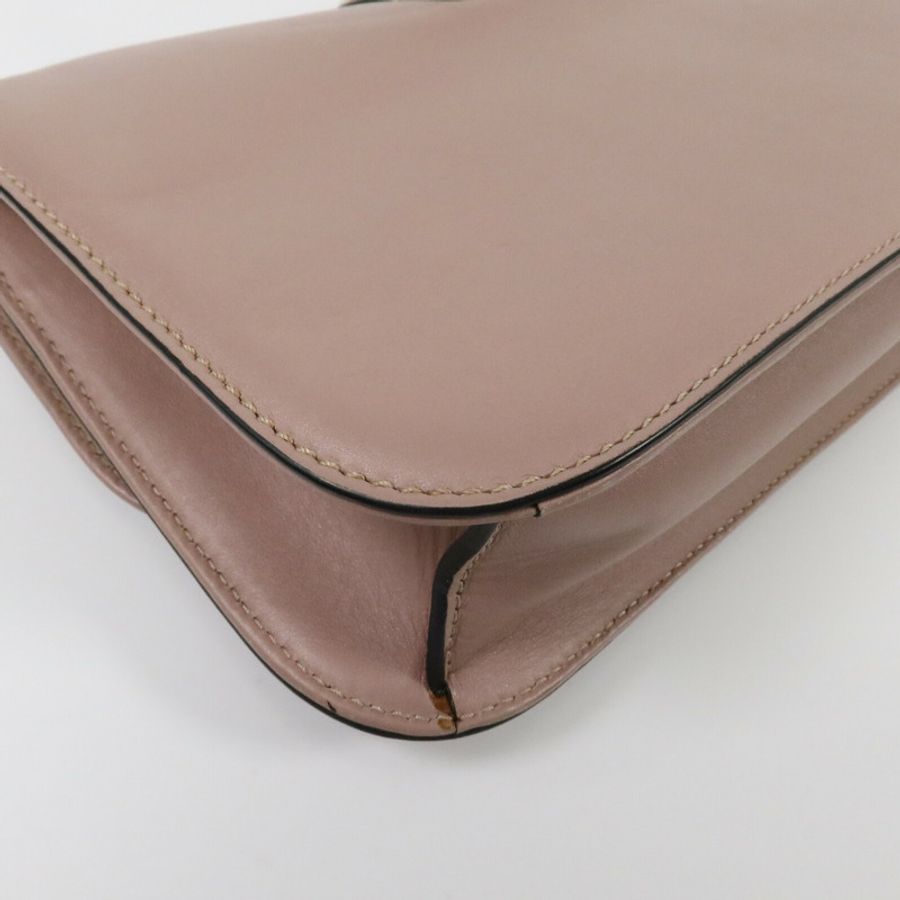 Valentino 牛皮皮革Garavani Glam Lock鏈帶手挽肩背兩用袋-13