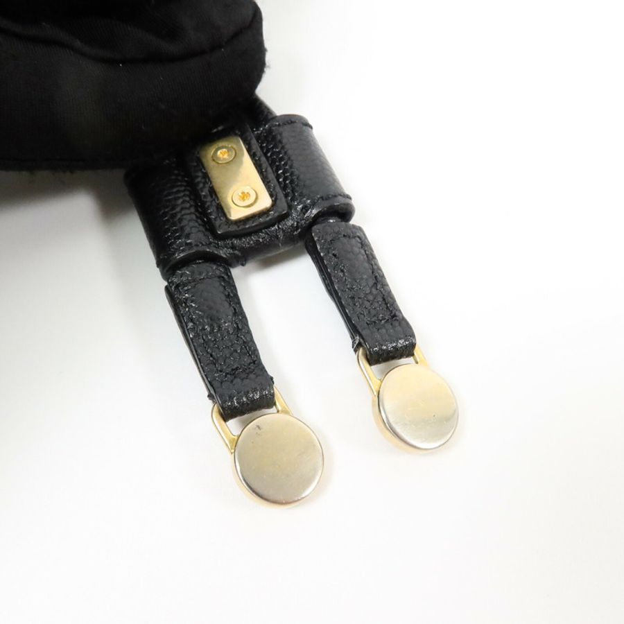 CHANEL 牛皮皮革Drawstring Bucket鏈帶肩背袋-15