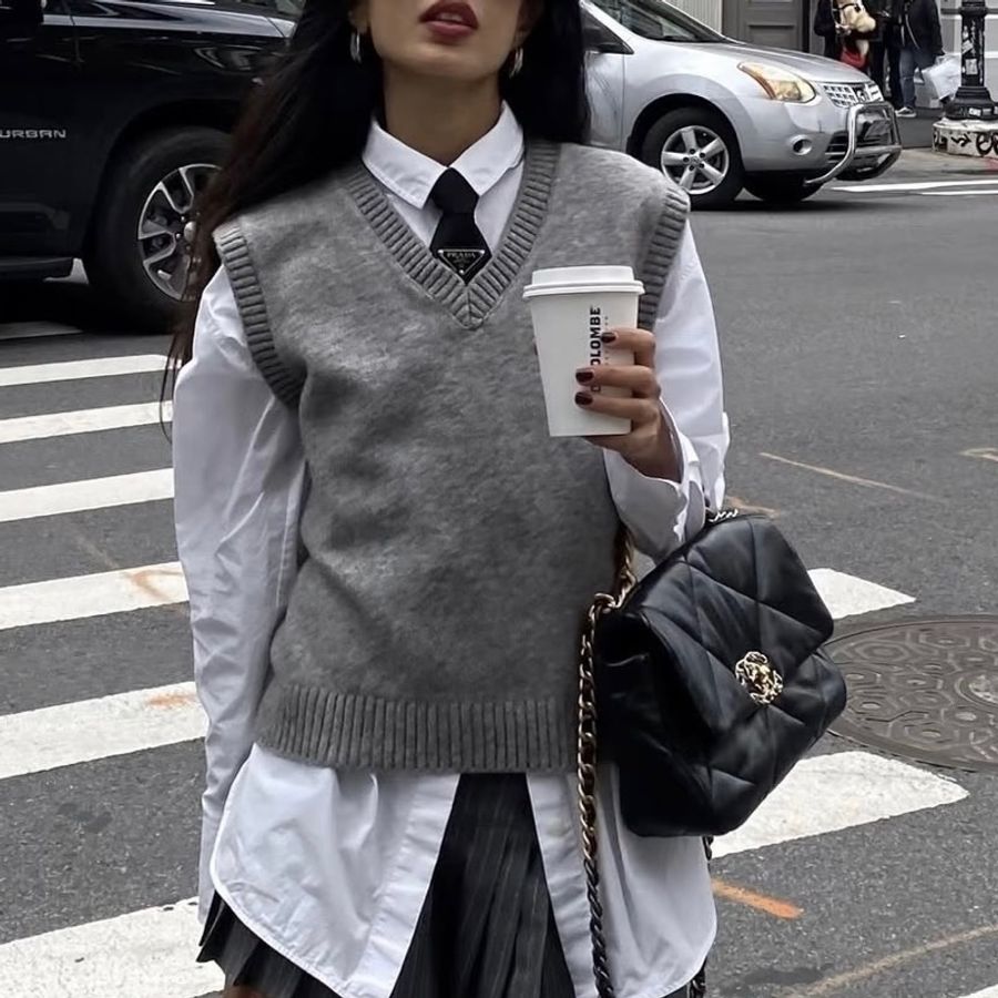 CHANEL香奈兒19Bag小號黑銀菱格全皮包芯片款🦸🏻♀️-42