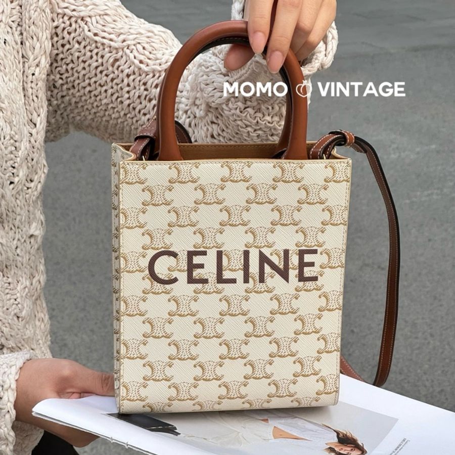 (極新🎁) Celine Mini Tote 迷你托特 斜背包【專櫃65,000】-4