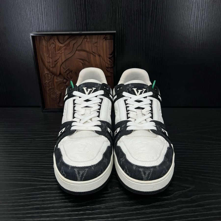 Louis Vuitton路易威登 trainer 黑白牛仔 45碼-1