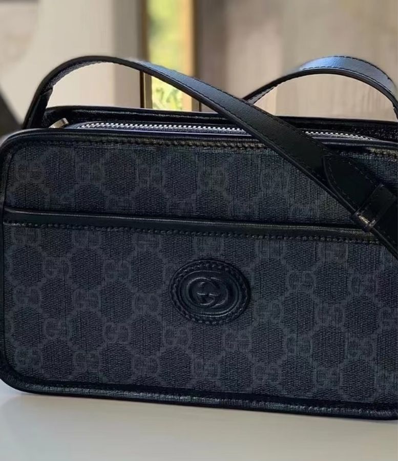 櫃上超熱門款這裡盡然也有😍Gucci黑老花相機包真的太耐看了-2