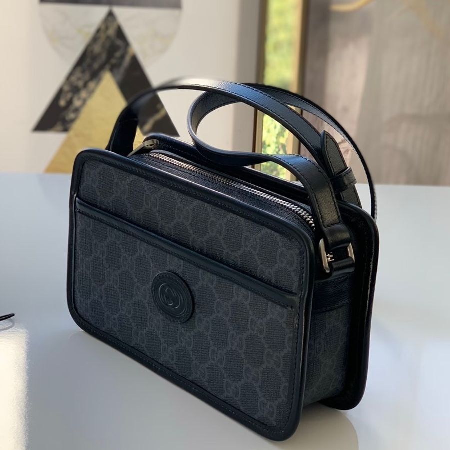 櫃上超熱門款這裡盡然也有😍Gucci黑老花相機包真的太耐看了-3