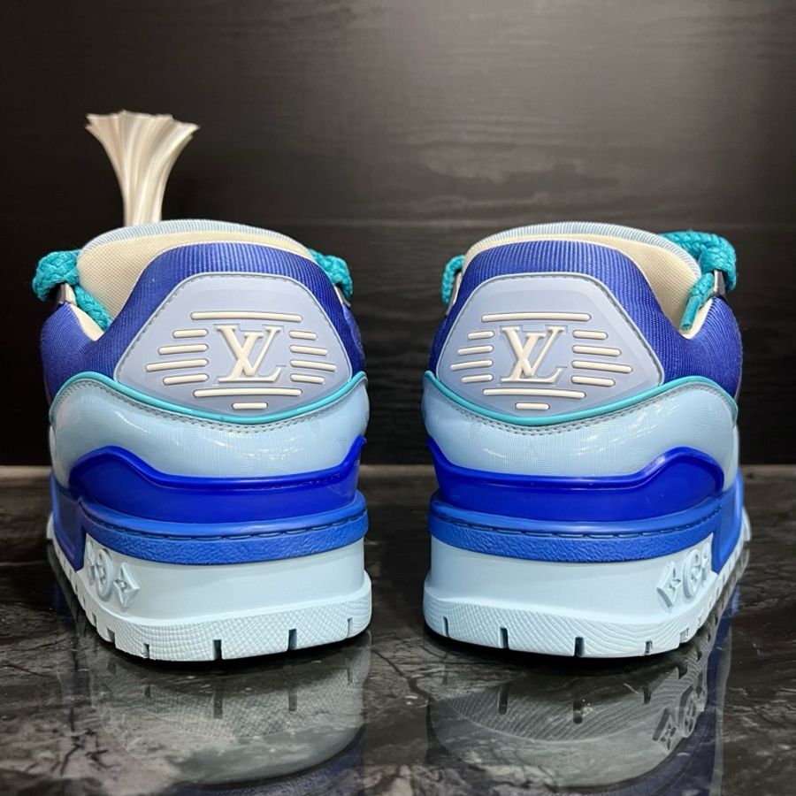 LV路易威登白藍TrainerMax休閒鞋 42.5碼 95新-3