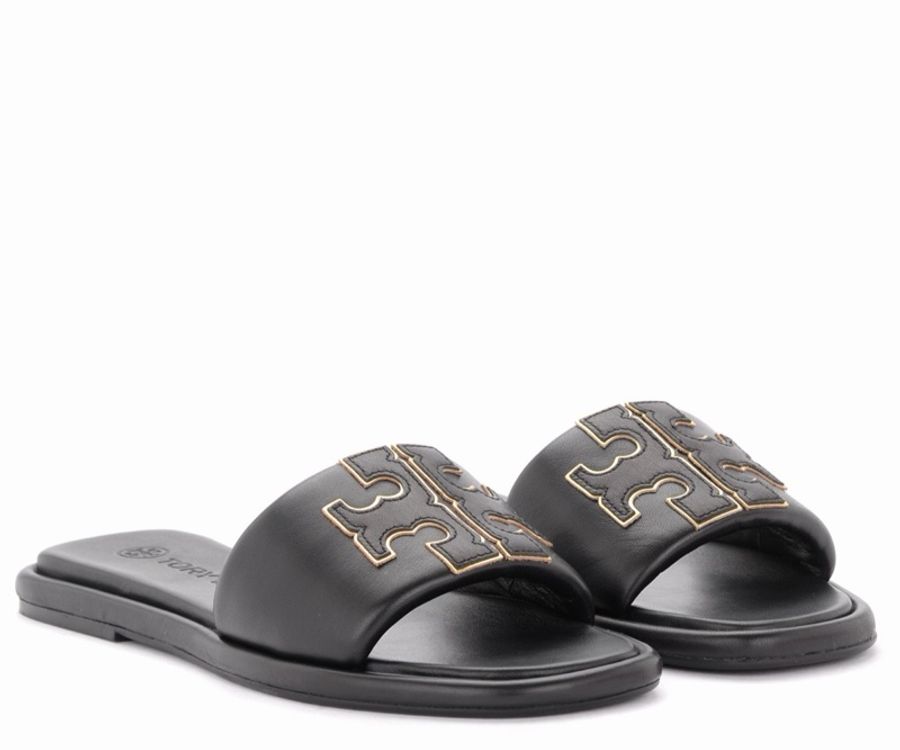 Tory Burch 女士 徽標涼拖US-4.5 US-5 US-5.5 US-6 US-6.5 US-7 US-7.5 US-8 US-8.5 US-9 US-9.5 US-10 USW6 USW6.5 USW7 USW7.5碼-2