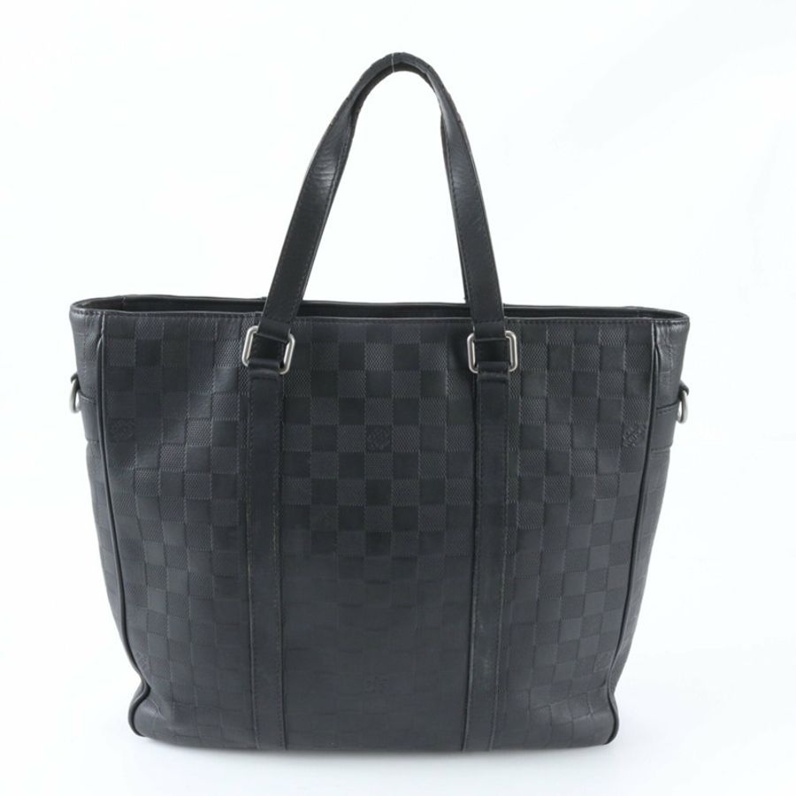 路易威登 Damier Infini Tadao PM N41269 男士皮革手提包/單肩包-2