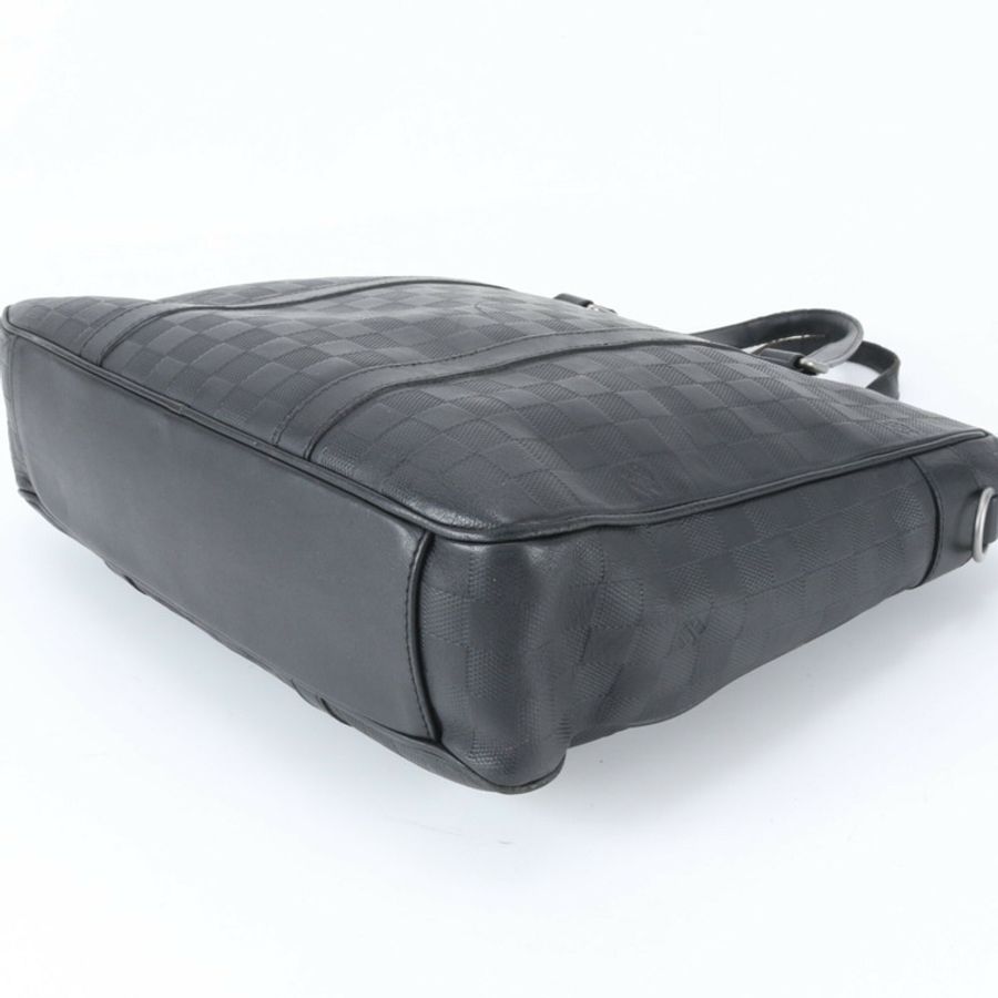 路易威登 Damier Infini Tadao PM N41269 男士皮革手提包/單肩包-4