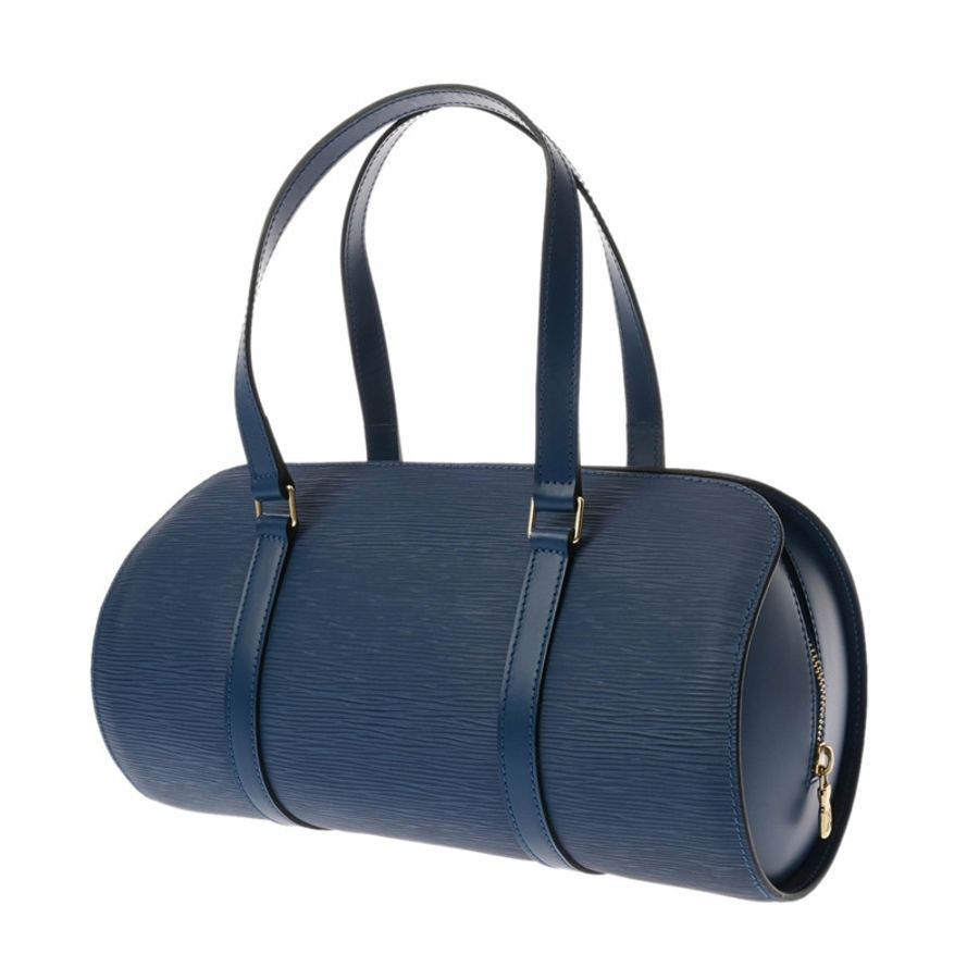路易威登 Louis Vuitton Epi Soufflot Toledo 藍色 M52225 女士真皮手提包 A 級二手 Ginzo-2
