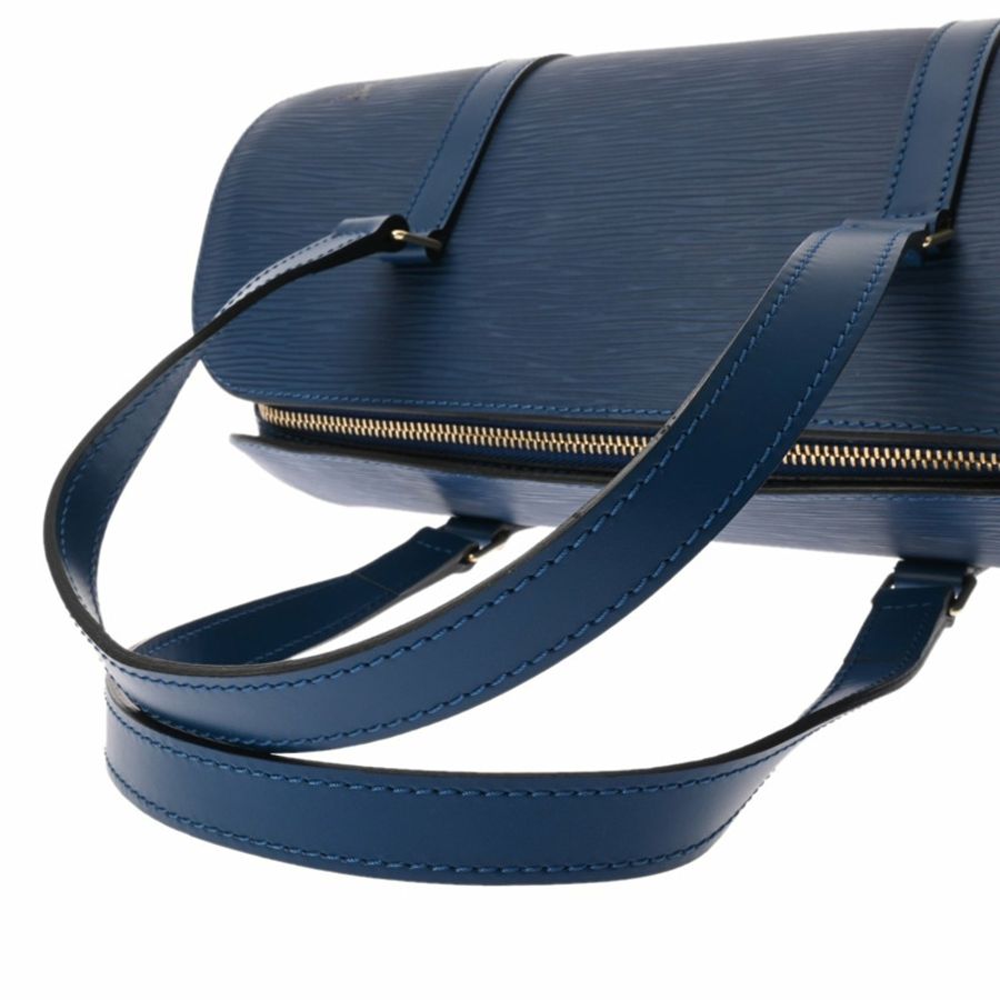 路易威登 Louis Vuitton Epi Soufflot Toledo 藍色 M52225 女士真皮手提包 A 級二手 Ginzo-3