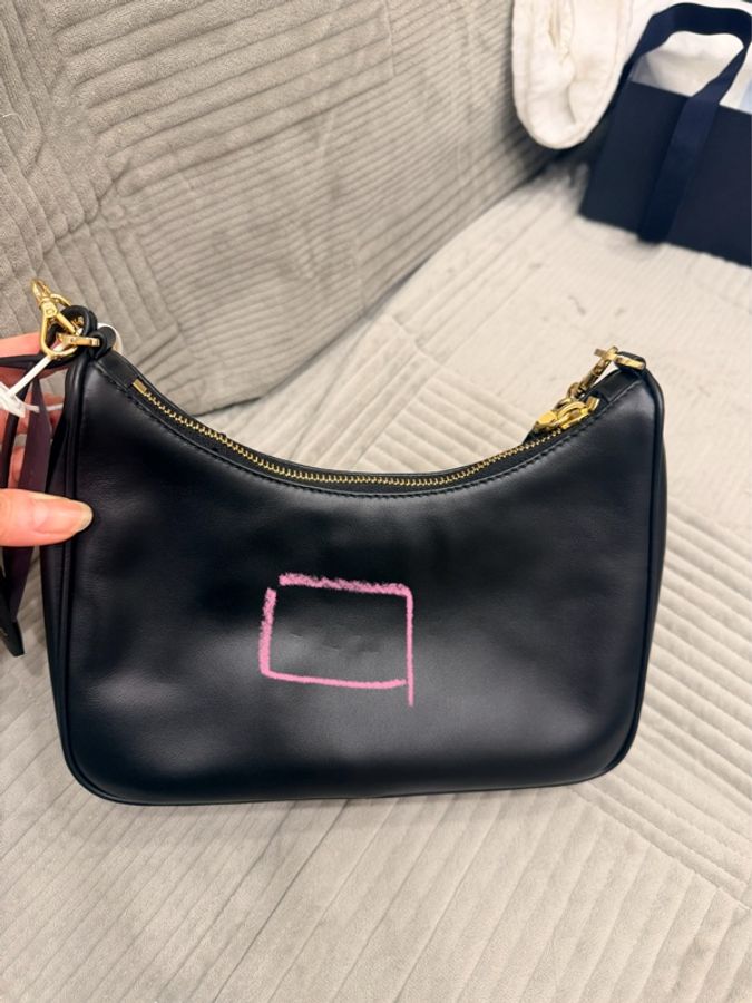 Prada 黑金皮革三合一 可肩背 斜背 全新未使用 全新閒置品-27