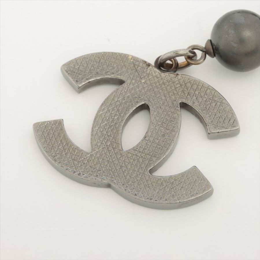S26 Chanel 灰色Coco Mark 仿珍珠手鍊-18