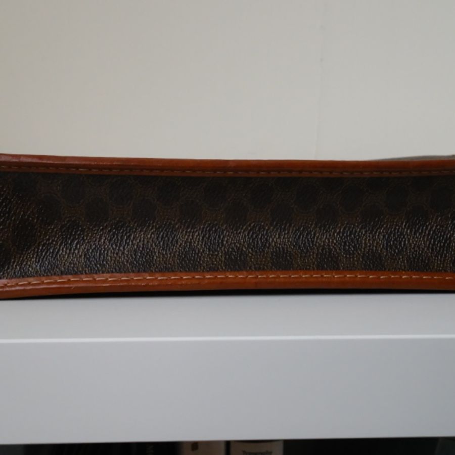 CELINE 1980s Macadam深色老花信封包-9