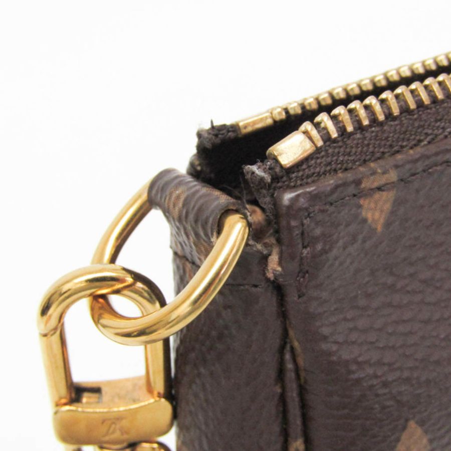 路易威登 Monogram Mini Pochette Accessoires M58009 女士手提包 棕色-7