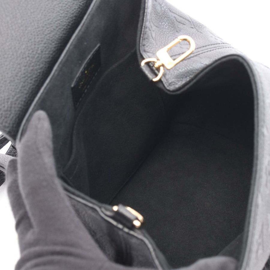 路易威登 M47072 Monogram Empreinte 皮革黑色雙肩包（二手）-2