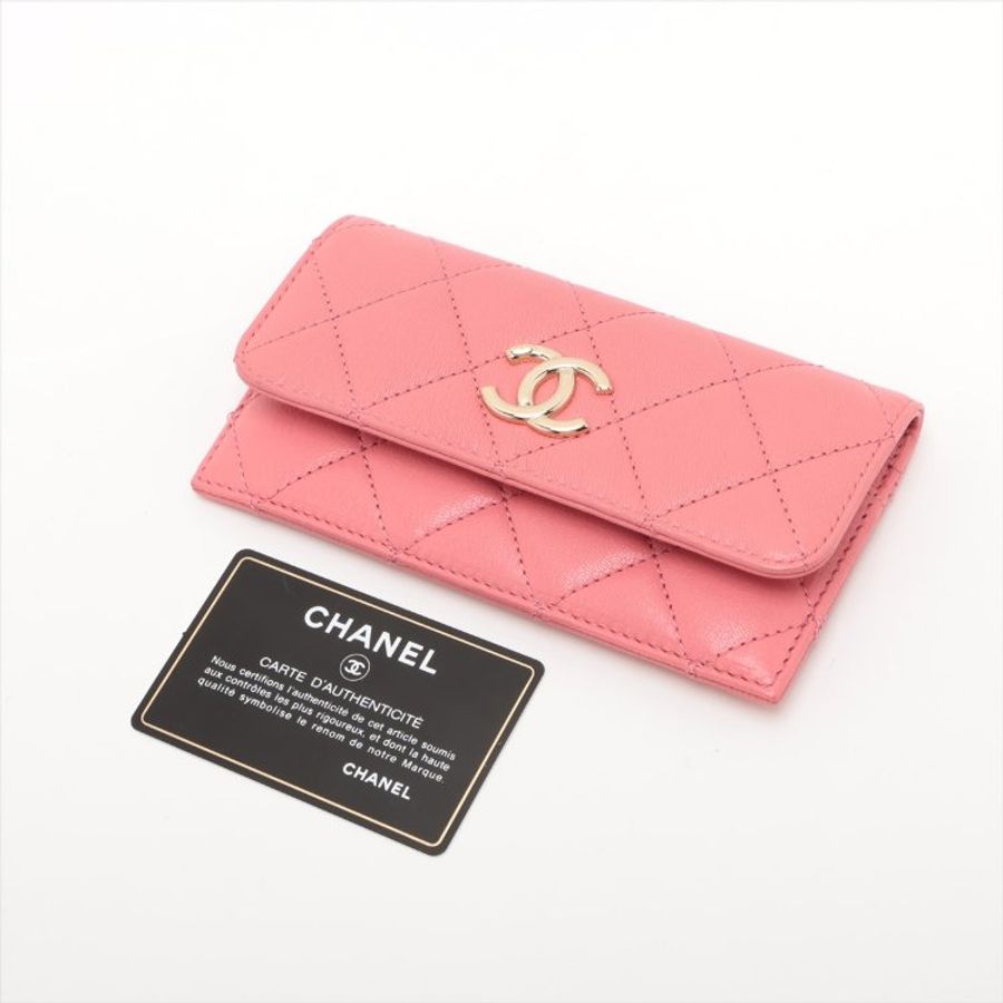 S03 Chanel 三色冰淇淋可拆式長夾金屬鍊胸口包/腰包-8