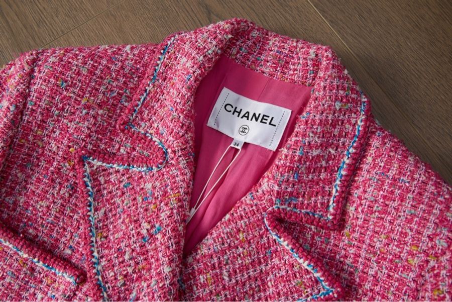 Chanel 編織外套 有備用扣-3