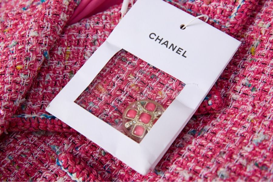 Chanel 編織外套 有備用扣-5