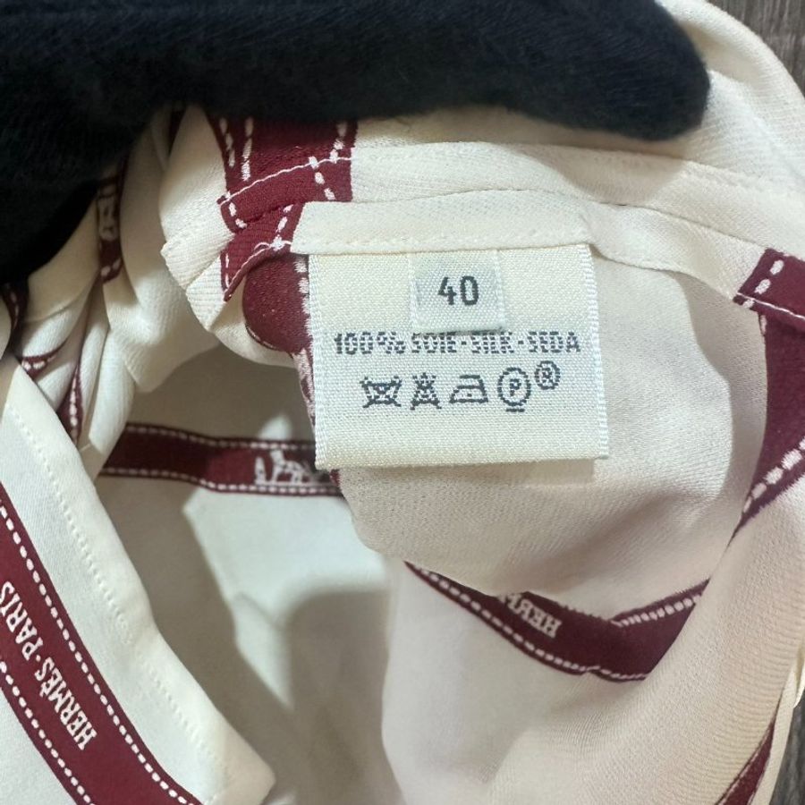 【美收精品】HERMÈS 100%絲稠經典短版拉鍊連帽落肩夾克外套+內搭長袖上衣與背心三件套 5-412 5-413 5-414【隔月月中將轉賣至日本 上架期限30天】-12