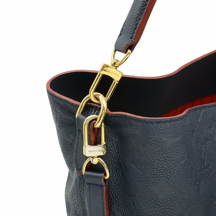 LOUIS VUITTON 路易威登 Monogram Empreinte Merry 單肩包 Marine Rouge 海軍藍 M44012-7