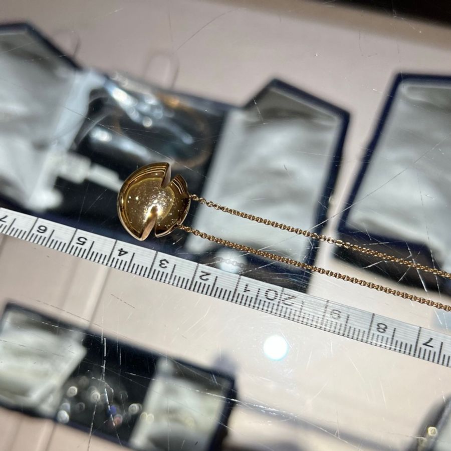 Bvlgari宝格丽小金豆k金项链-4